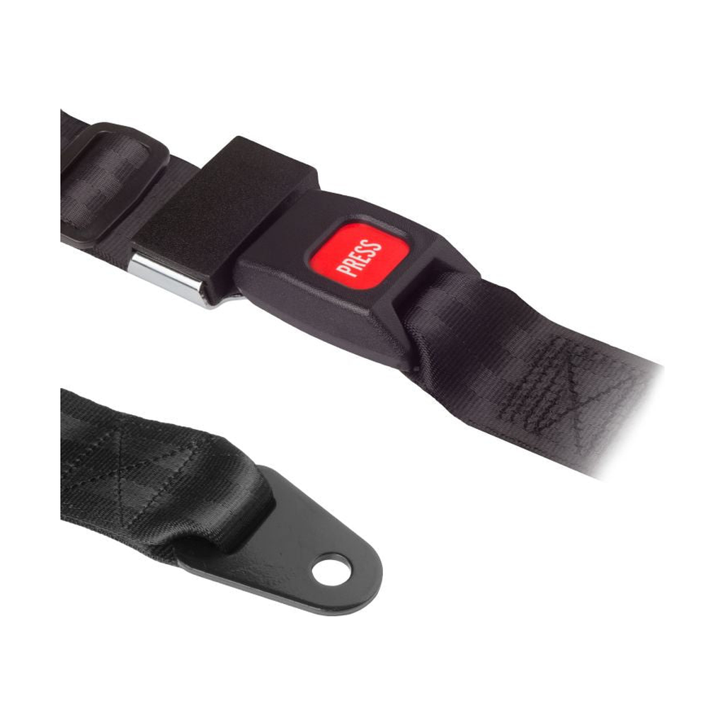 Rolko 2-Point Seatbelt Metal Buckle Power — buckle detail