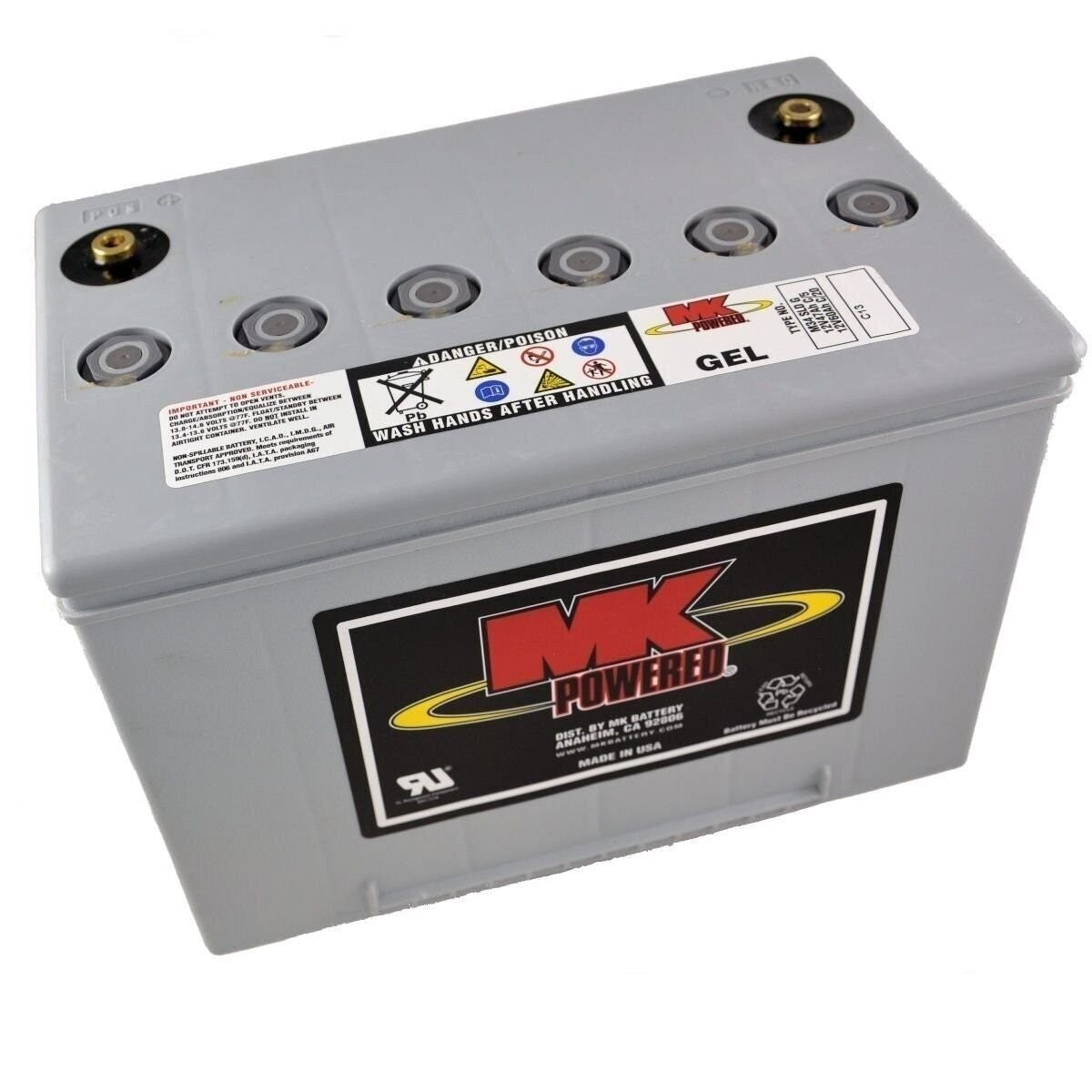 MK Battery M34 SLD G — 12V 60Ah Gel Deep-Cycle Battery