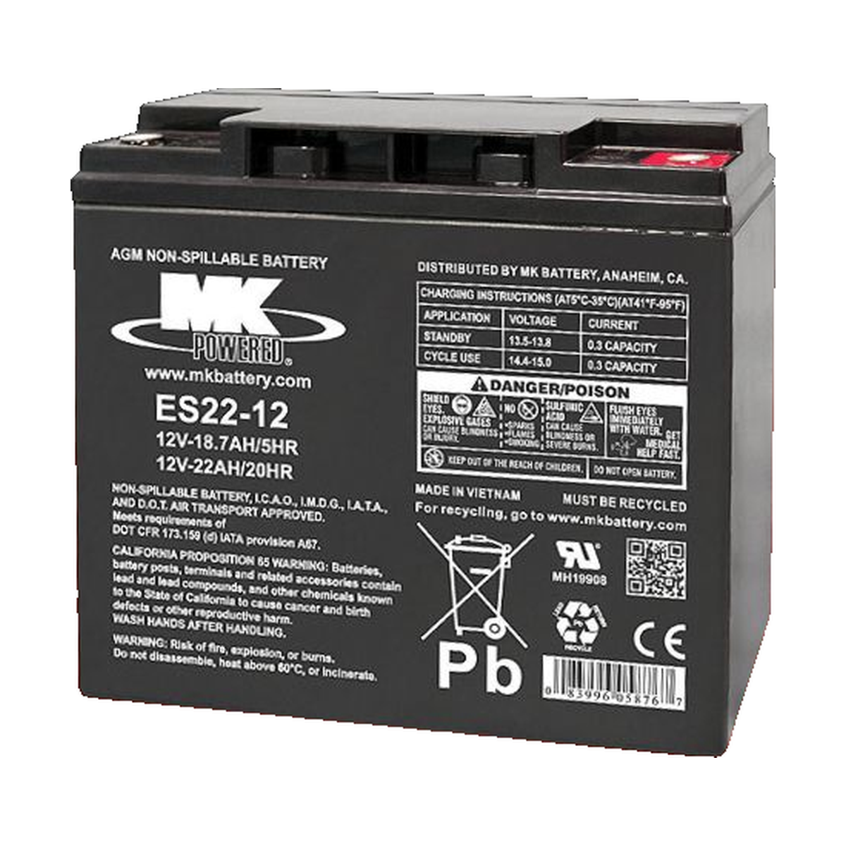 MK Battery ES22-12