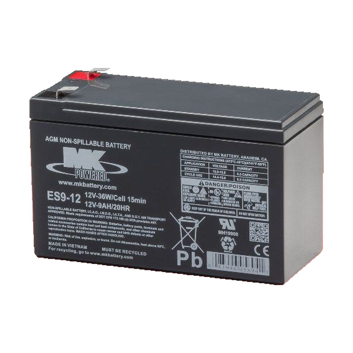 MK Battery ES9-12