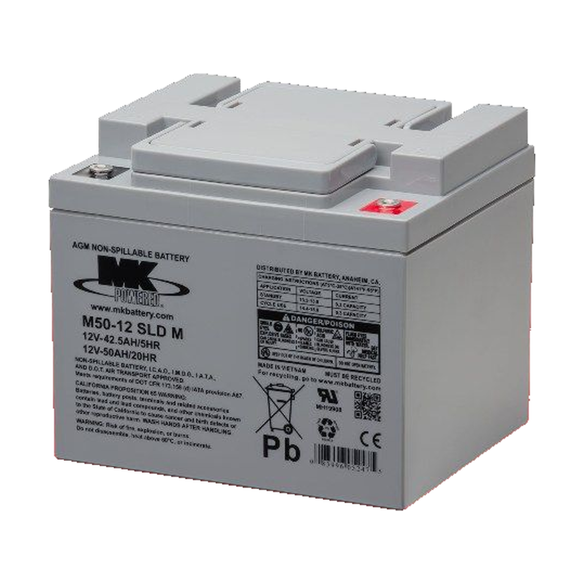 MK Battery M50-12 SLD M