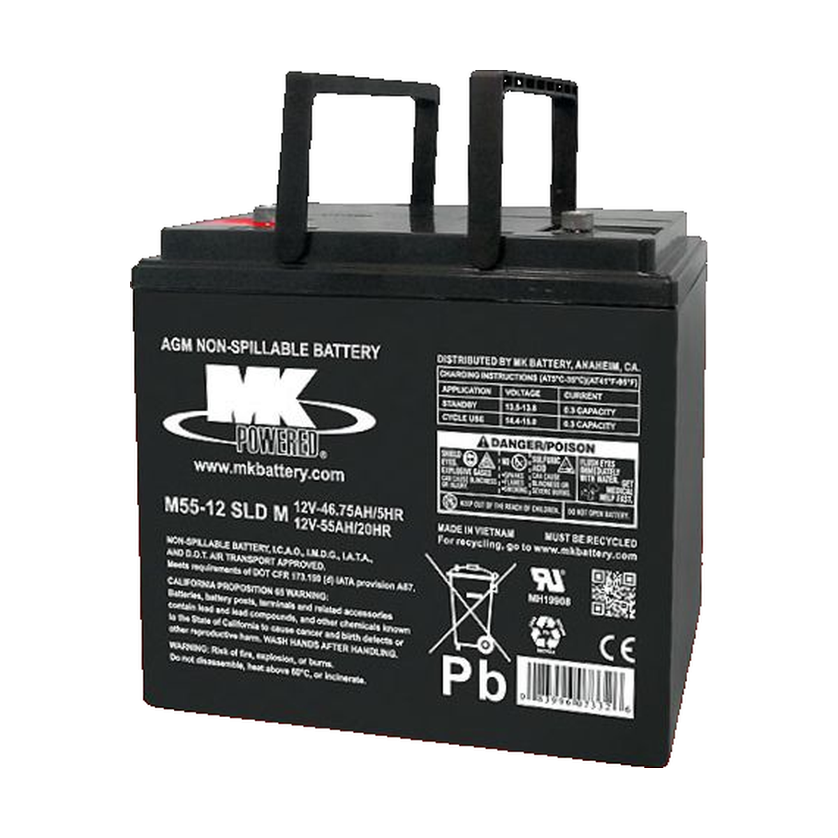 MK Battery M55-12 SLD M