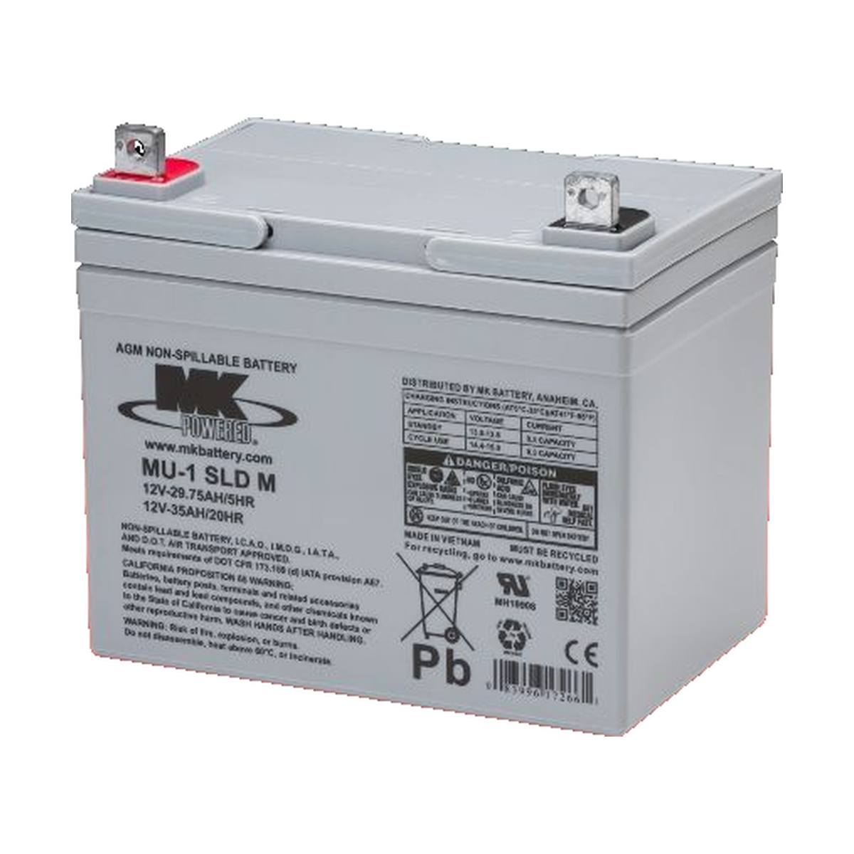 MK Battery MU-1 SLD M