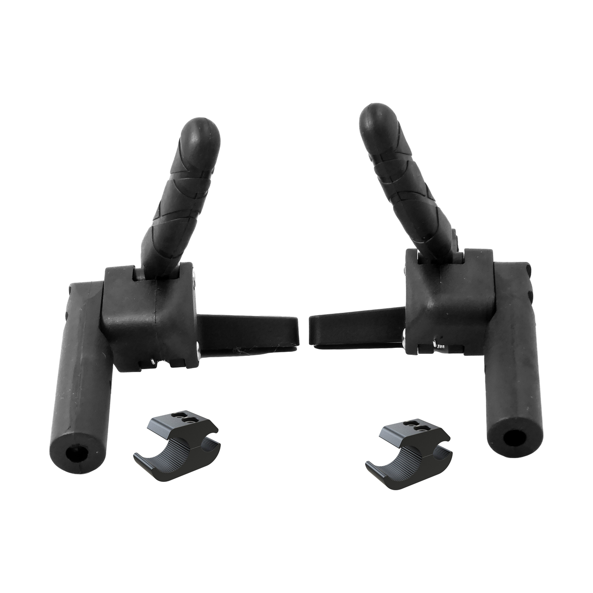 Rolko Composite Push-to-Lock Brake — left & right set