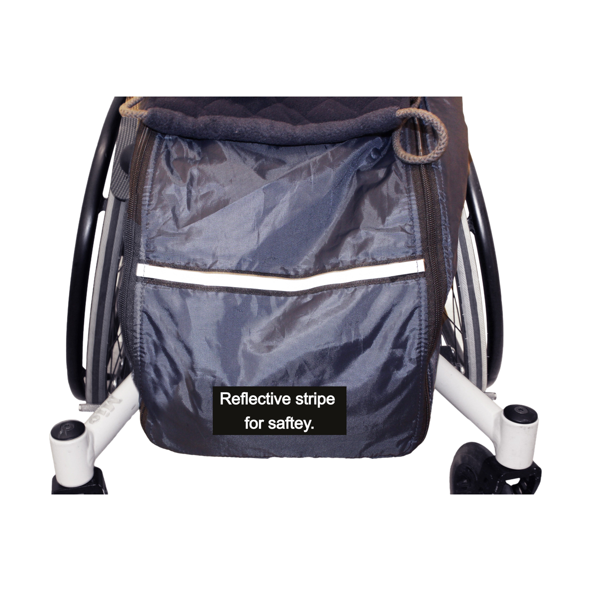 Rolko Thermo Body Warmer Child — reflective stripe, rear