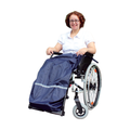Rolko Thermo Leg Protection (Fleece Lined) — in use on wheelchair