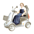 Rolko Thermo Wrap-Up Blanket — in use on scooter (L)