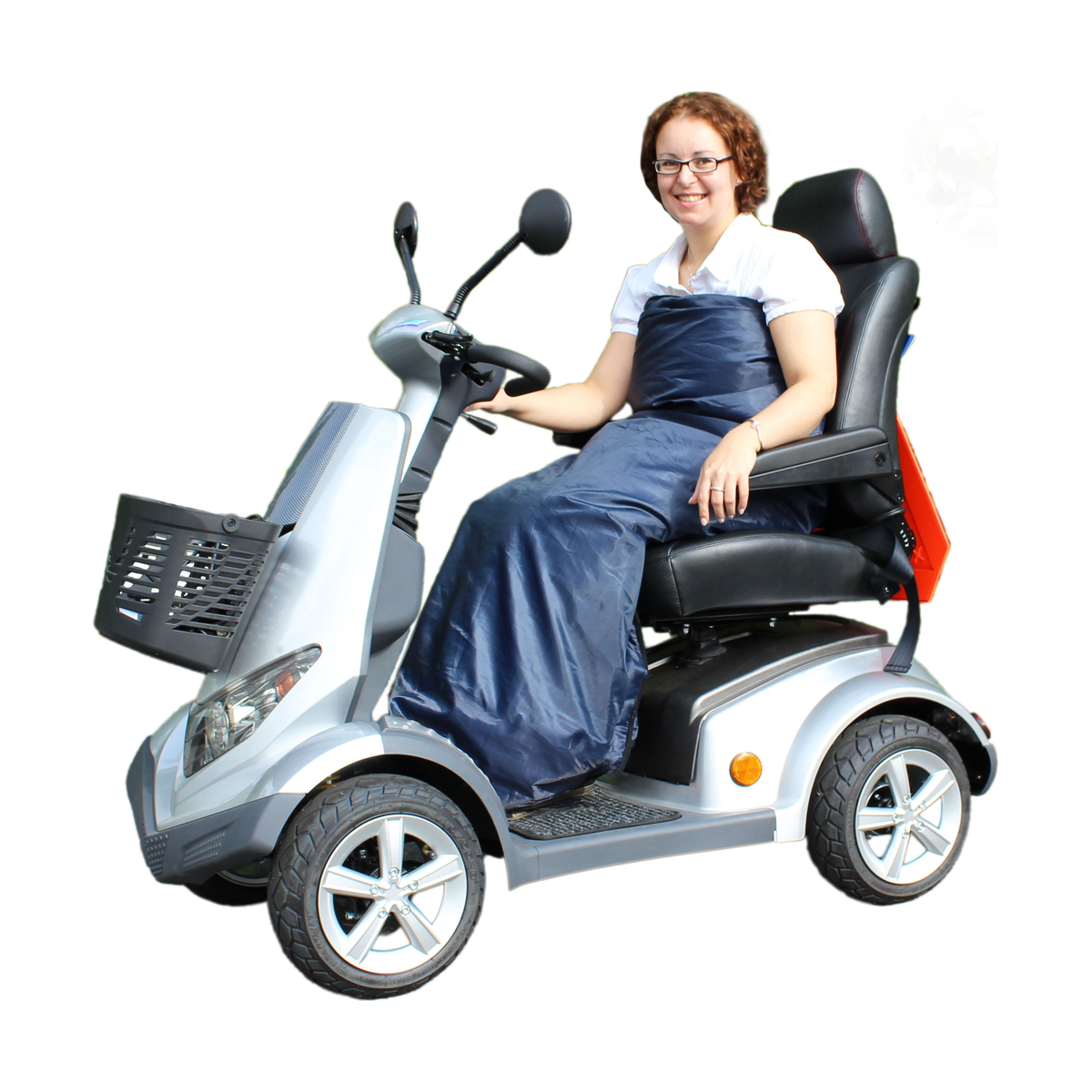 Rolko Thermo Wrap-Up Blanket — in use on scooter (XXL)