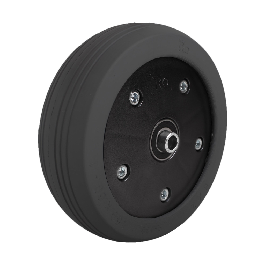Rolko 6x2 inch split hub power chair caster for Invacare, Pride, Quantum and Sunrise