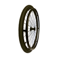 Rolko Perigon complete spoke wheel with push rim and tire