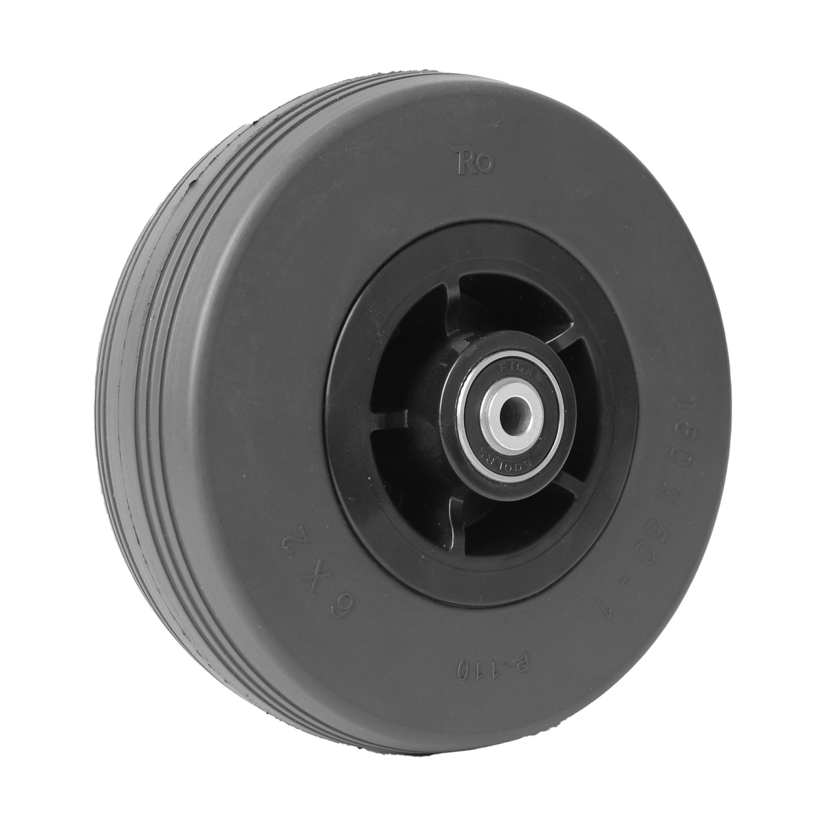 Rolko 6x2 inch power chair caster — additional view