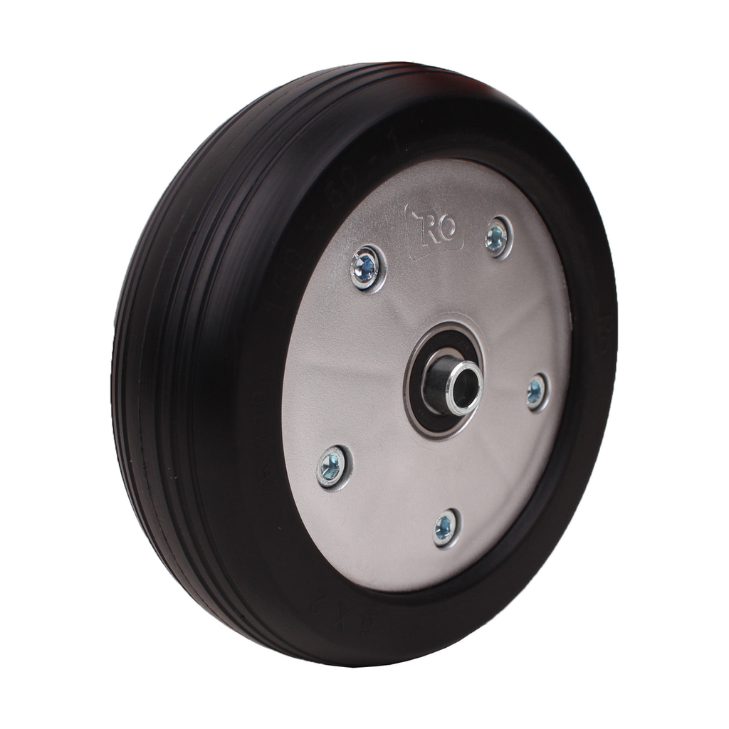 Rolko 6x2 inch split hub power chair caster — additional view