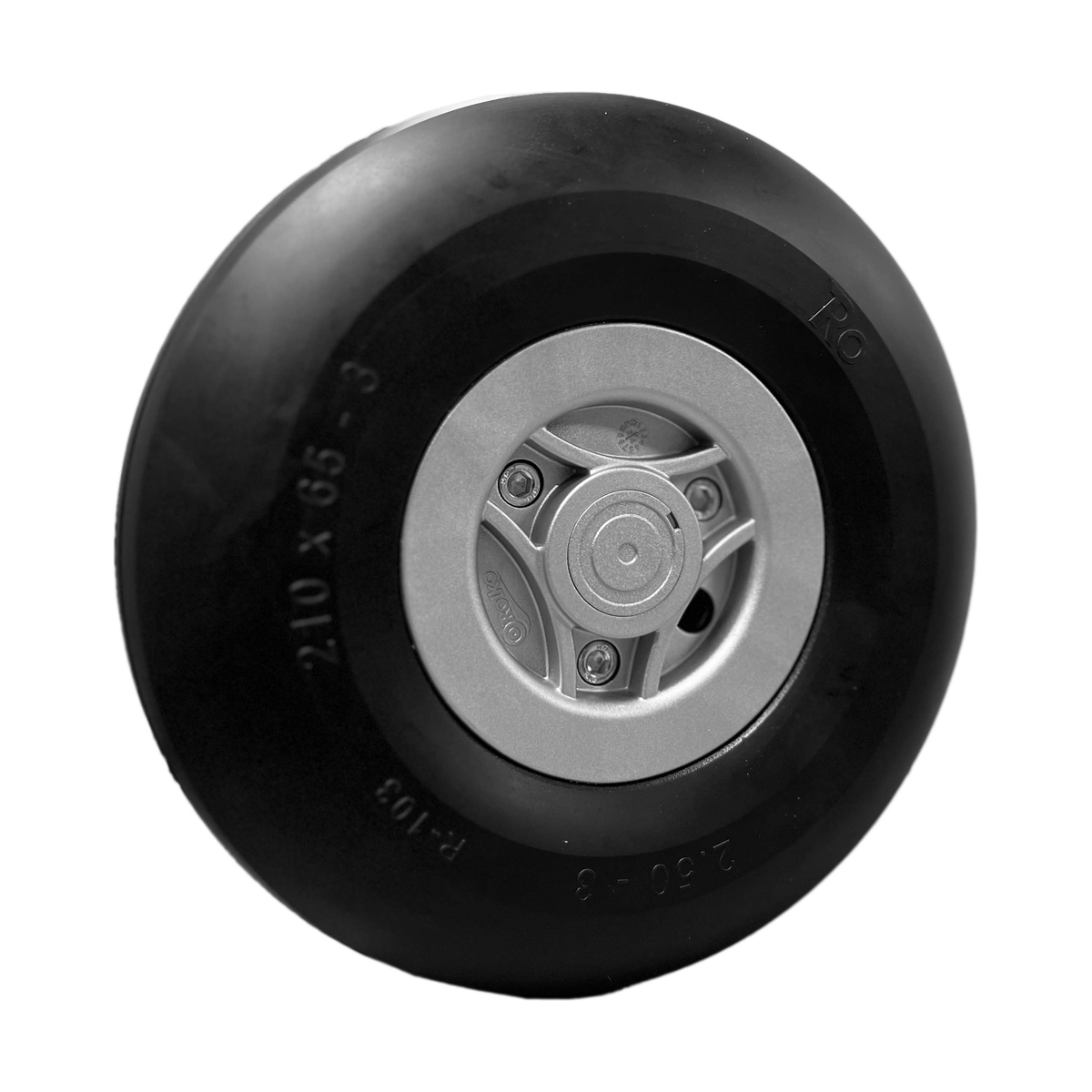 Rolko power chair caster for Permobil — additional view