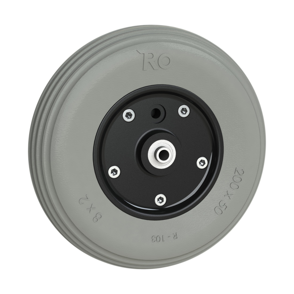 Rolko power chair caster for Sunrise and Quickie — additional view