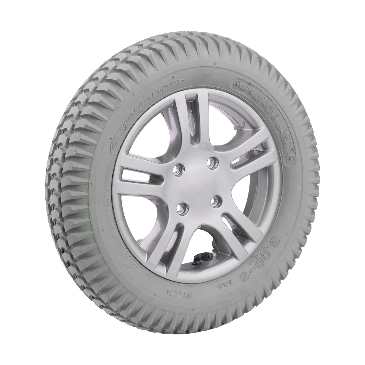 Rolko 14x3 inch power chair drive wheel for Permobil — additional view