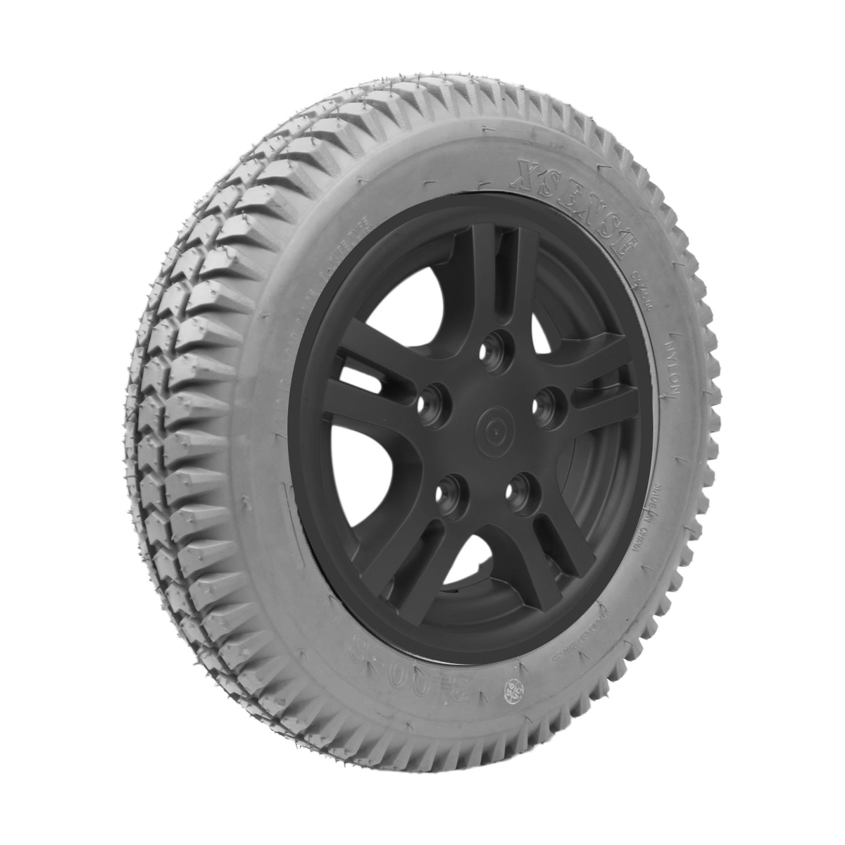 Rolko 14x3 inch power chair drive wheel for Pride and Quantum — additional view