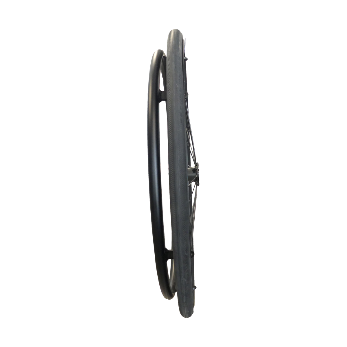 Rolko Perigon complete spoke wheel — side profile with push rim